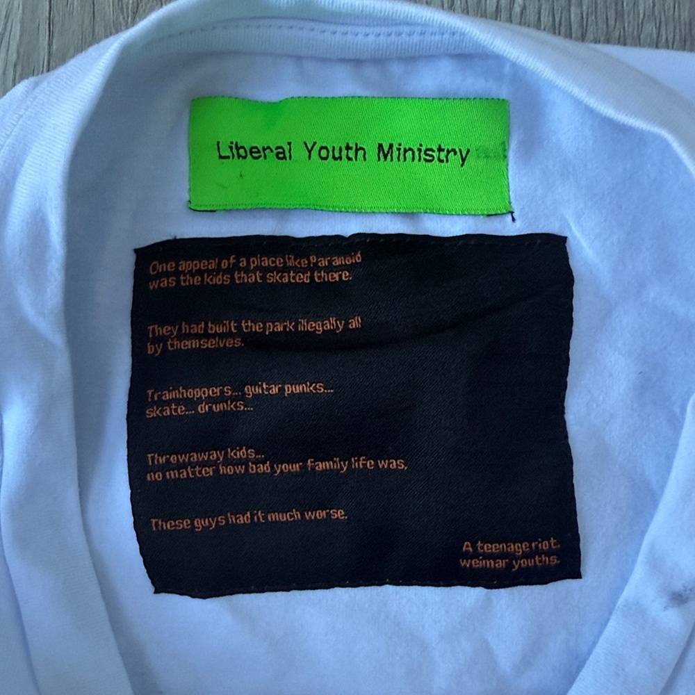 Liberal youth ministry NBA Tee Shirt - Picture 4 of 6